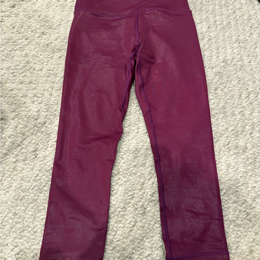 ZYIA Shimmering Magenta Kids Leggings